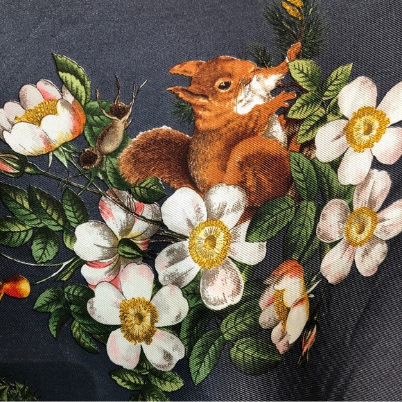 Mantero Collection Floral Large Silk Scarf - Picture 10 of 16